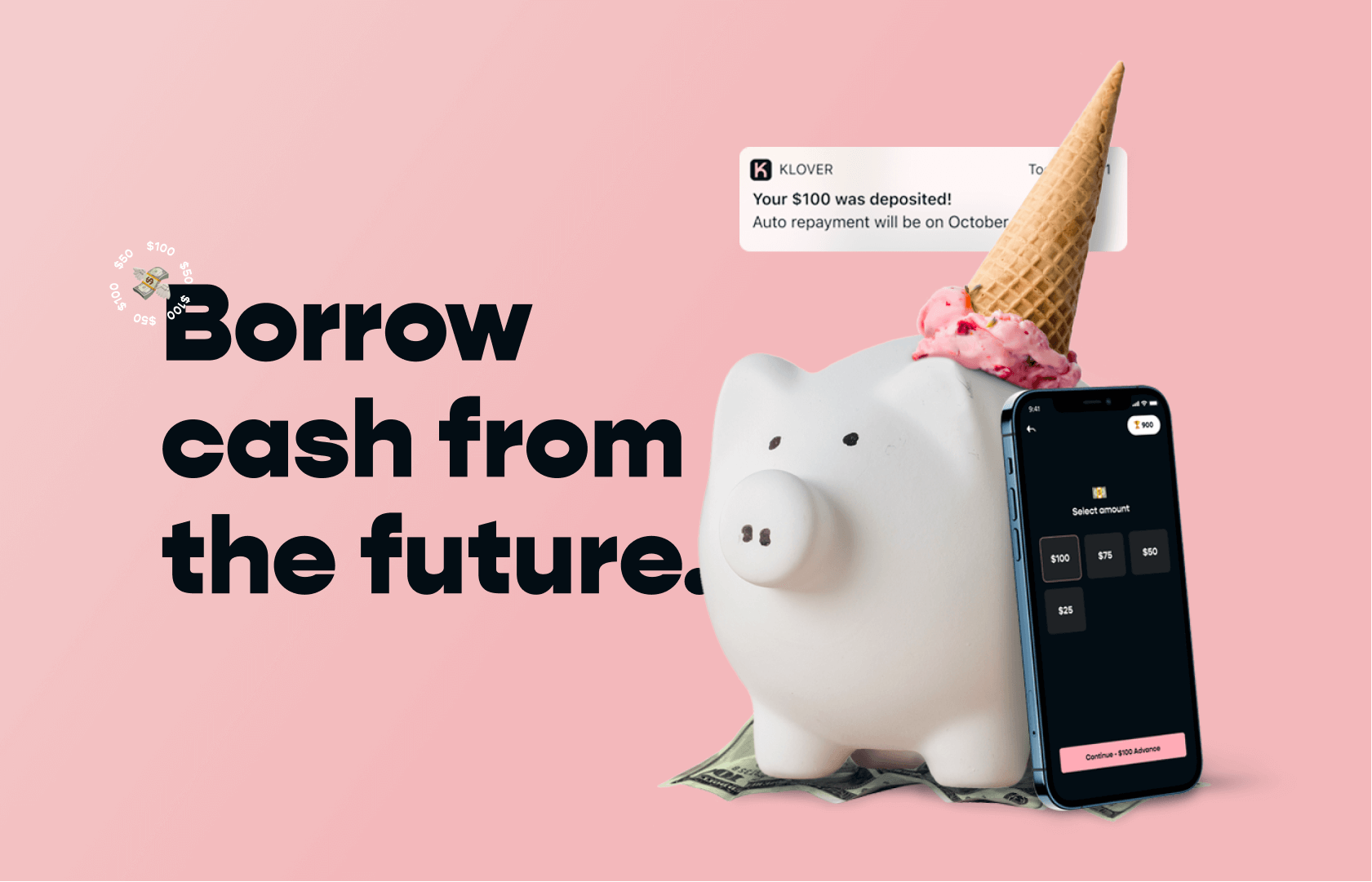 Borrow cash from the future